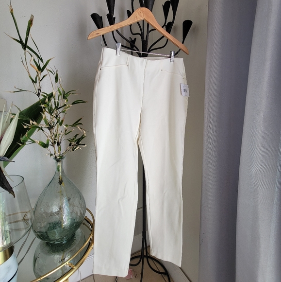 NWT RAFAELLA Comfort Slim Leg Pants size 8 - Picture 7 of 11